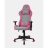 DR90 PRO Silla para videojuegos de PC Asiento acolchado Gris  Rosa