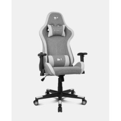 DR90 PRO Silla para videojuegos de PC Asiento acolchado Gris  Blanco