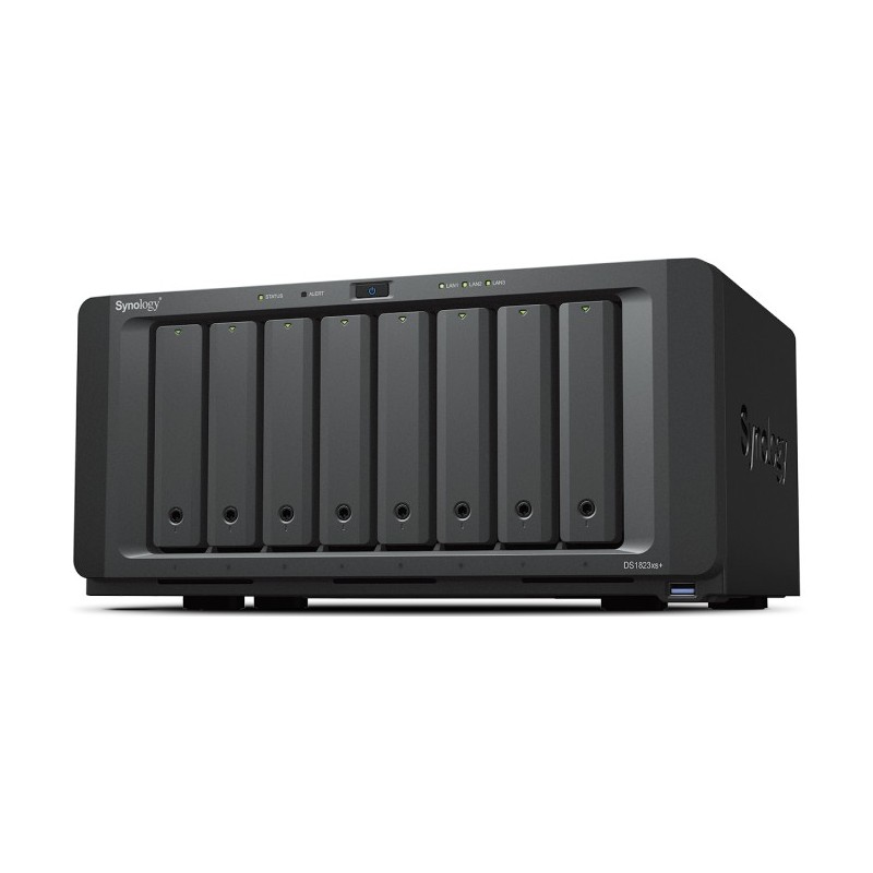 DiskStation DS1823XS+ servidor de almacenamiento NAS Torre Ryzen Embedded V1780B 8 GB DDR4 0 TB DiskStation Manager Negro