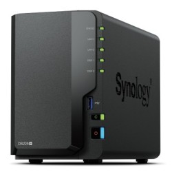 DiskStation DS225+ 2 Bay NAS Escritorio Intel® Celeron® J4125 2 GB DDR4 Synology DSM Negro