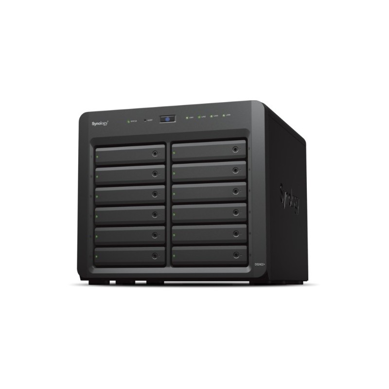 DiskStation DS2422+ servidor de almacenamiento NAS Torre Ryzen Embedded V1500B 4 GB DDR4 0 TB DiskStation Manager Negro