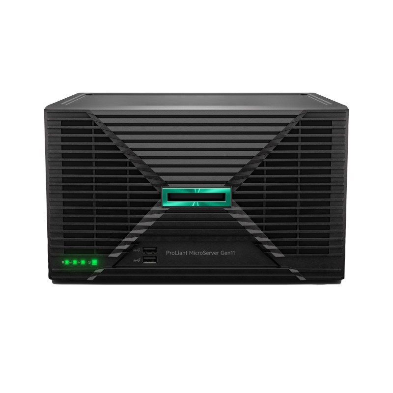 ProLiant MicroServer Gen11 E-2434 4c 32GB-U 4LFF-NHP 2x4TB HDD 180W External PS EMEA Cmp Mod Svr