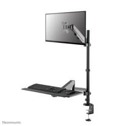 DS90-325BL1 Soporte de sobremesa para puesto de trabajo de pie/sentado 17-32" - resorte de gas