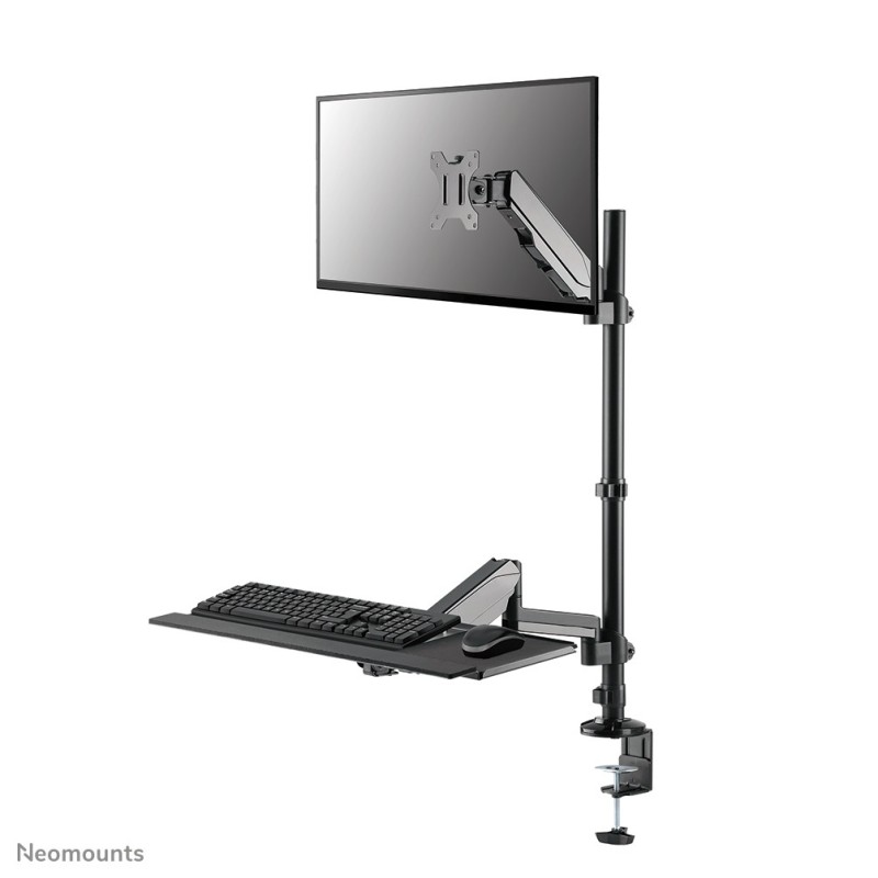 DS90-325BL1 Soporte de sobremesa para puesto de trabajo de pie/sentado 17-32" - resorte de gas