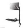 DS90-325BL1 Soporte de sobremesa para puesto de trabajo de pie/sentado 17-32" - resorte de gas