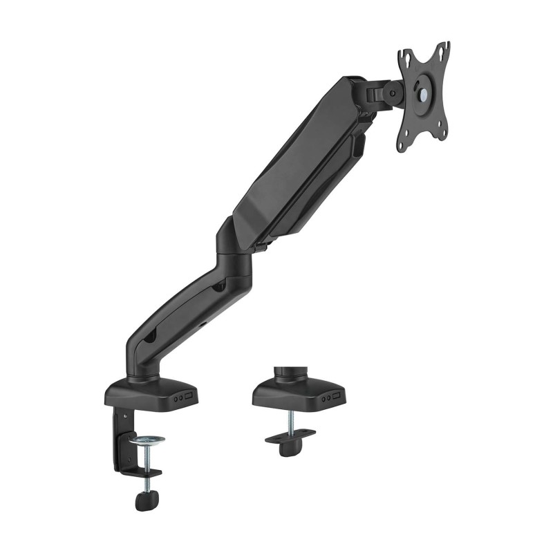 Soporte De Mesa Pro Contrapeso Giratorio E Inclinable Para Monitor/TV 9kg (3 Pivotes  1 Brazo) De 17-32  Negro