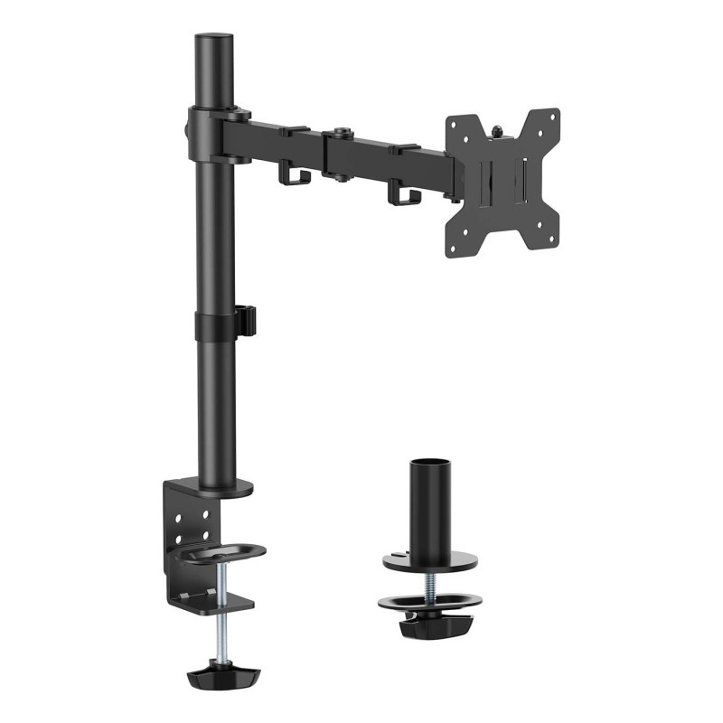 Soporte de mesa eco giratorio e inclinable para monitor/TV 10kg (3 Pivotes  1 Brazos) de 17-32  Negro