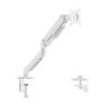 Soporte de Mesa Eco Contrapeso Giratorio e Inclinable para Monitor/TV 9kg (3 PIVOTES  1 BRAZO) de 17-32  Blanco