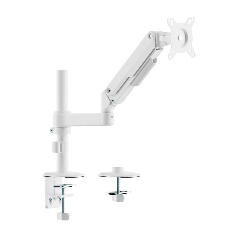 Soporte de Mesa Eco Contrapeso Giratorio e Inclinable para Monitor/TV 9kg (3 PIVOTES  1 BRAZO) de 17-32  Blanco
