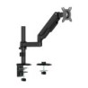 Soporte de Mesa Eco Contrapeso Giratorio e Inclinable para Monitor/TV 9kg (3 Pivotes  1 Brazo) de 17-32  Negro