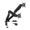 Soporte de Mesa Eco Contrapeso Giratorio e Inclinable para Monitor/TV 9kg (3 Pivotes  2 Brazos) de 17-32  Negro