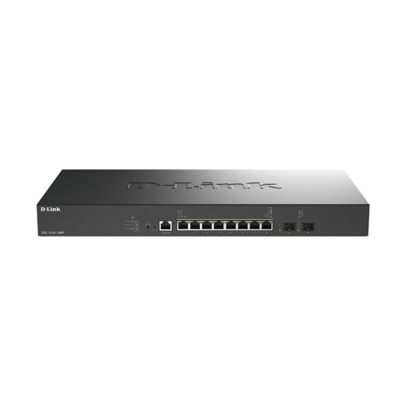 DXS-1210-10MP/E switch Gestionado L2+ 10G Ethernet (100/1000/10000) Energía sobre Ethernet (PoE) Negro