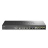 DXS-1210-12TC switch Gestionado L2/L3 10G Ethernet (100/1000/10000) 1U Negro  Plata