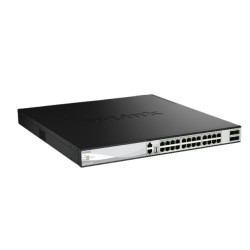 DXS-3130-28P switch Gestionado L3 10G Ethernet (100/1000/10000) Energía sobre Ethernet (PoE) Negro