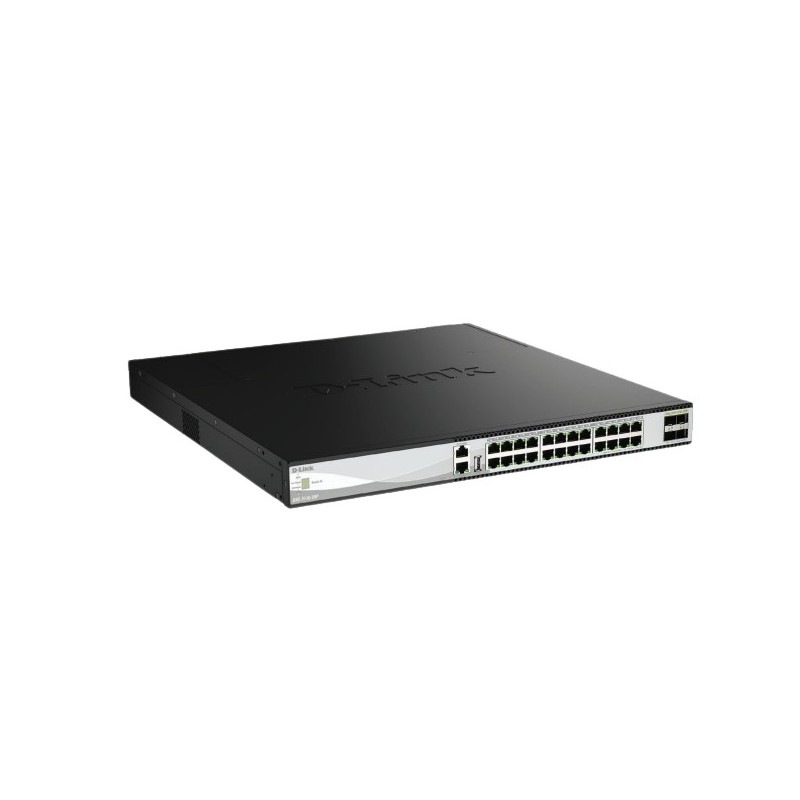 DXS-3130-28P switch Gestionado L3 10G Ethernet (100/1000/10000) Energía sobre Ethernet (PoE) Negro