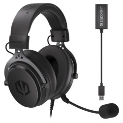 VIRO Plus USB Auriculares Alámbrico Diadema Música/uso diario Negro