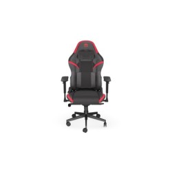 Scrim RD Butaca para jugar Asiento de malla Negro  Rojo