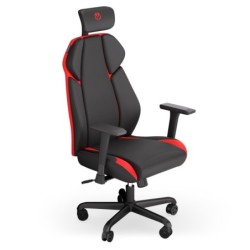 Meta RD Butaca para jugar Asiento acolchado Negro  Rojo