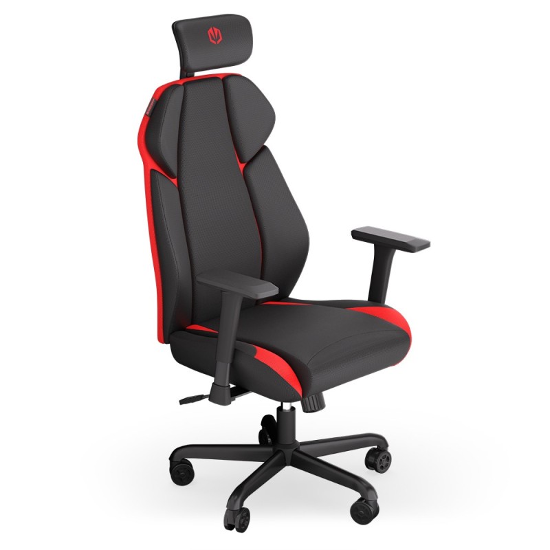 Meta RD Butaca para jugar Asiento acolchado Negro  Rojo