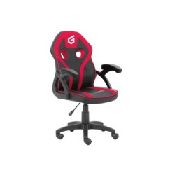 EYOTA06R silla para videojuegos Silla para videojuegos de PC Asiento acolchado Negro  Rojo