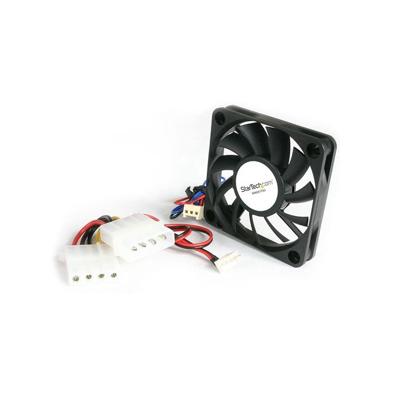 Ventilador de Repuesto para Caja de Ordenador 50x10mm con Conector TX3 y LP4 - Rodamiento de Bolas Recirculantes Ball Bearing