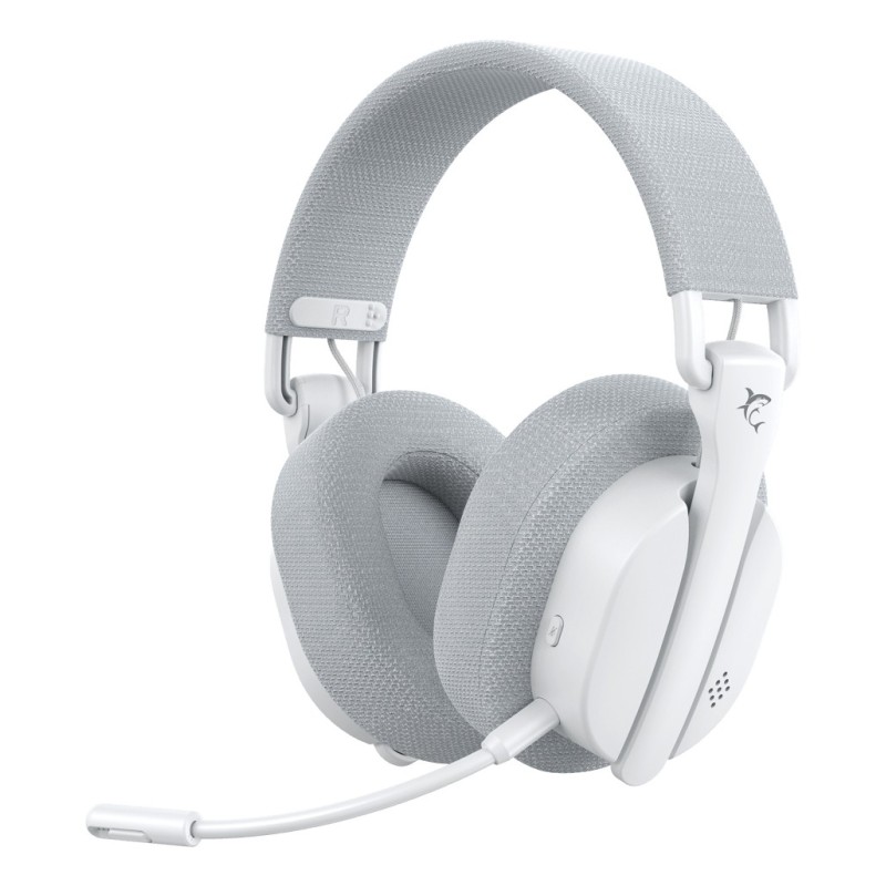 FIRECREST Auriculares Inalámbrico y alámbrico Diadema Juego USB Tipo C Bluetooth Blanco  Gris