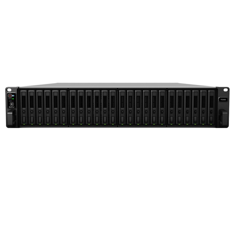 FlashStation FS3600 servidor de almacenamiento NAS Bastidor (2U) Intel® Xeon® D D-1567 16 GB DDR4 Negro