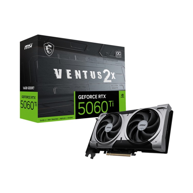 VENTUS GeForce RTX 5060 TI 16G 2X OC PLUS NVIDIA 16 GB GDDR7