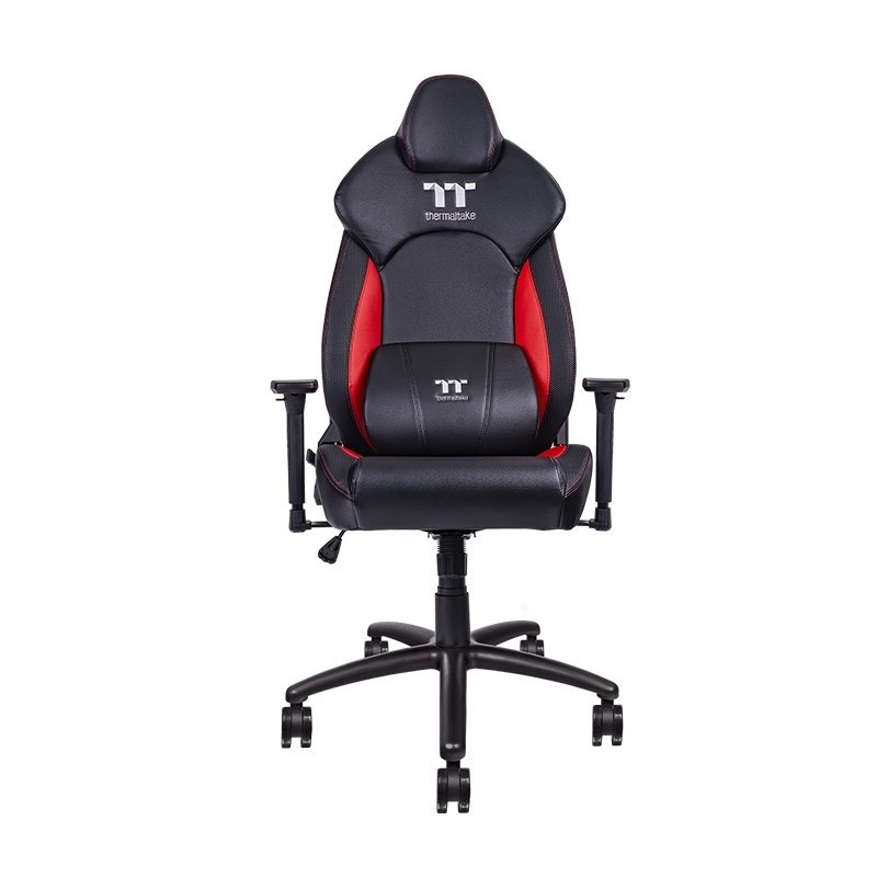GGC-VCO-BRLWDS-01 silla para videojuegos Butaca para jugar Asiento acolchado Negro  Rojo