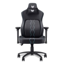 PGC371 Silla para videojuegos universal Negro  Azul