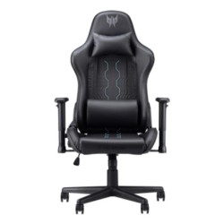 PGC331 Silla para videojuegos universal Negro  Azul