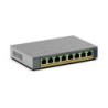 GS108EPP No administrado Gigabit Ethernet (10/100/1000) Energía sobre Ethernet (PoE) Montaje en pared/escritorio Gris