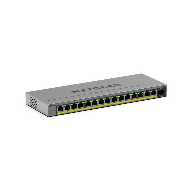 GS116EPP Gestionado L2/L3 Gigabit Ethernet (10/100/1000) Energía sobre Ethernet (PoE) Gris