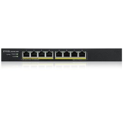 GS1915-8EP Gestionado L2 Gigabit Ethernet (10/100/1000) Energía sobre Ethernet (PoE) Negro