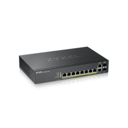 GS2220-10HP-EU0101F switch Gestionado L2 Gigabit Ethernet (10/100/1000) Energía sobre Ethernet (PoE) Negro