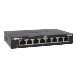 GS308-300PES switch No administrado L2 Gigabit Ethernet (10/100/1000) Negro