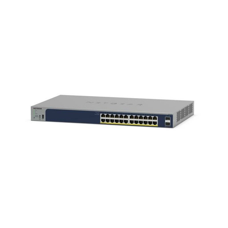 GS724TPP Gestionado L2 Gigabit Ethernet (10/100/1000) Energía sobre Ethernet (PoE) Gris