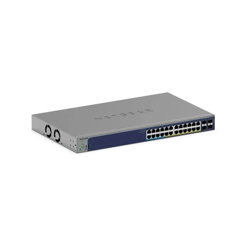 GS728TXUP Gestionado Gigabit Ethernet (10/100/1000) Energía sobre Ethernet (PoE) 1U Gris