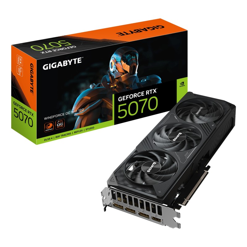GeForce RTX 5070 WINDFORCE OC SFF 12G Tarjeta Gráfica
