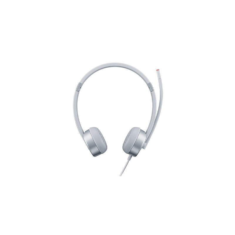 100 Stereo Analogue Headset Auriculares Alámbrico Oficina/Centro de llamadas Plata