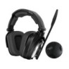 HXAIR auricular y casco Auriculares Inalámbrico Diadema Juego Negro  Plata