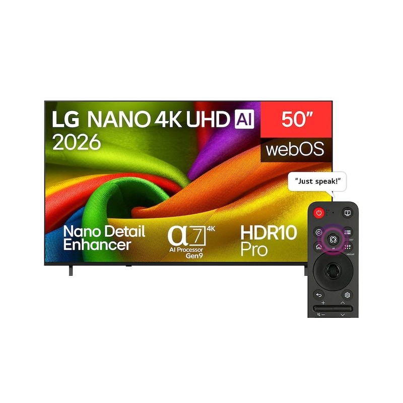NANO 4K UHD AI 50NU850B6LA 127 cm (50") 4K Ultra HD Smart TV Wifi Negro