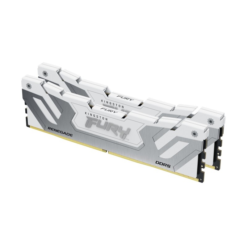 FURY 48GB 8400MT/s DDR5 CL40 CUDIMM (Kit of 2) Renegade White XMP