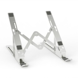 Soporte de Sobremesa Ajustable para Portatil / Tablet  Plata