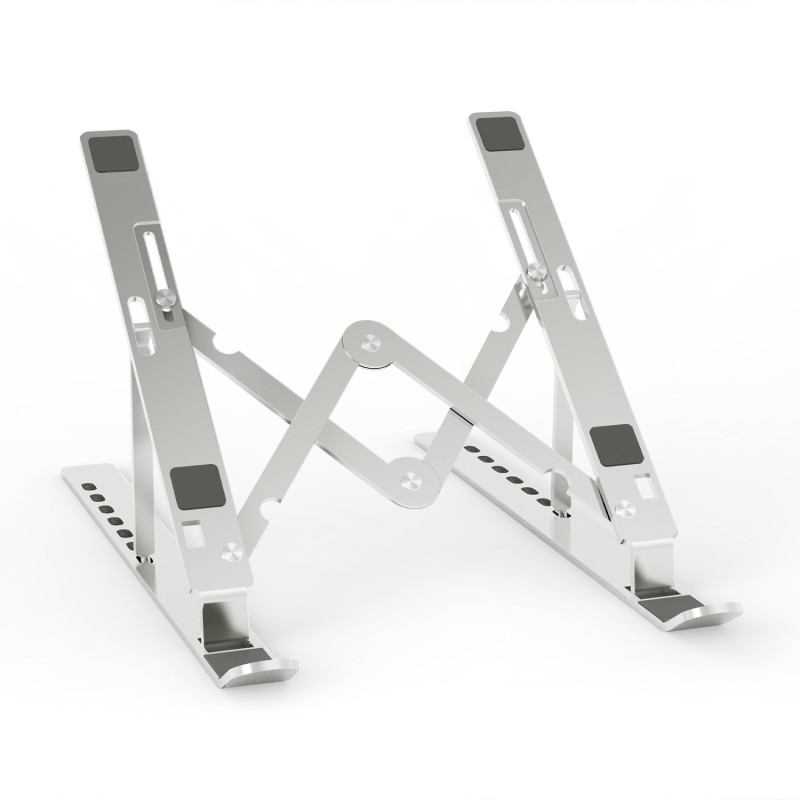 Soporte de Sobremesa Ajustable para Portatil / Tablet  Plata
