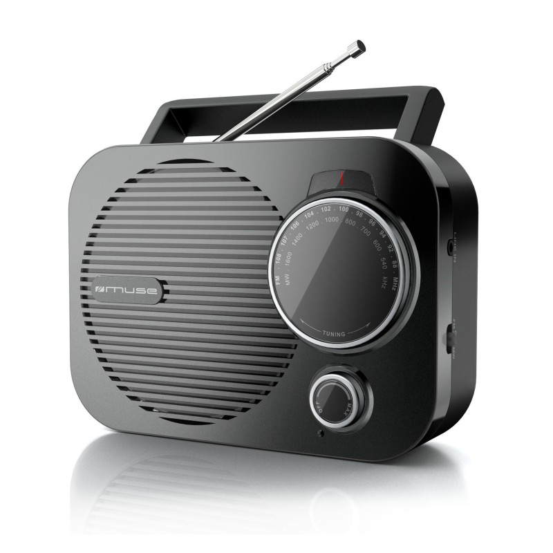 M-050 R radio Personal Analógica Negro