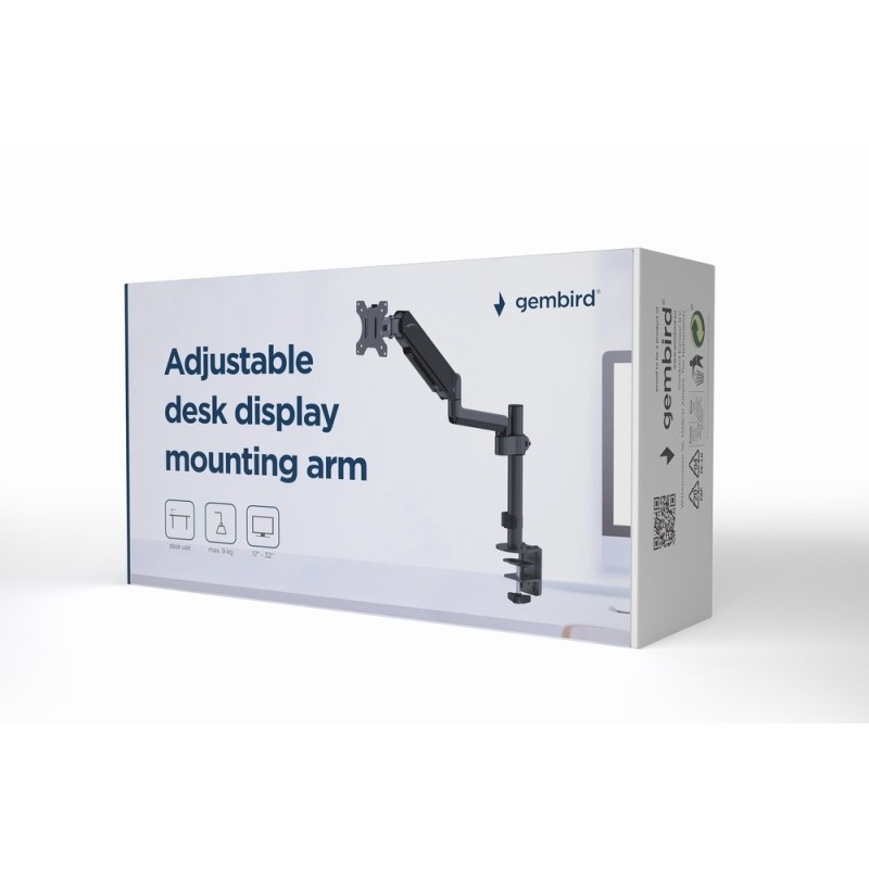 MA-DA1P-01 soporte para monitor 81 3 cm (32") Escritorio Negro