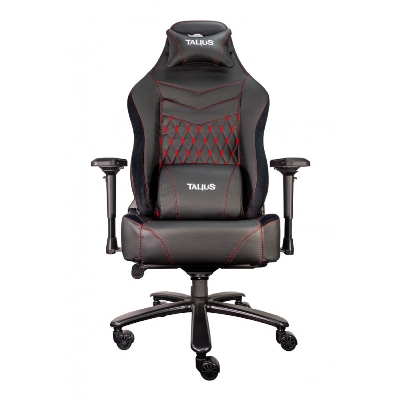 MAMUT Silla para videojuegos universal Asiento acolchado Negro  Rojo