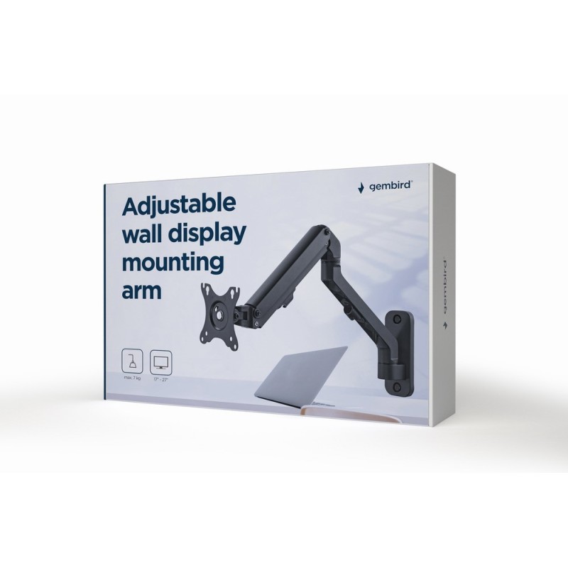MA-WA1-02 soporte para monitor 68 6 cm (27") Pared Negro