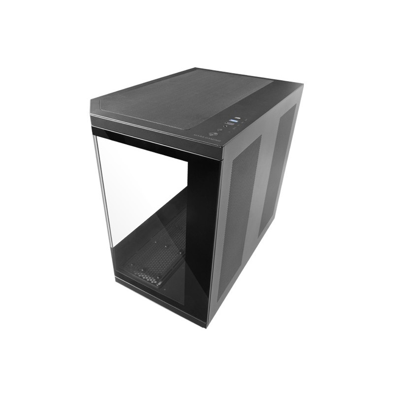 MC-3TCORE  Caja Gaming Custom ATX  Triple Ventana Cristal Templado Extraíble  Cámara Dual  Semitorre Compatible con Placas Ba